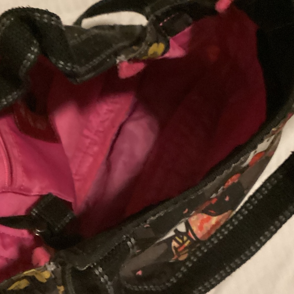 Hello Kitty Floral Black Handbag - Picture 6 of 12